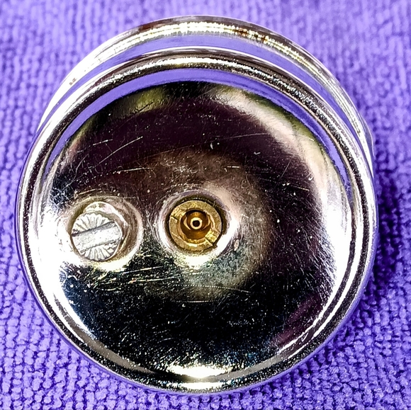 💠Princess House Multi Faceted Heavy Crystal & Chrome Table Light er. Vintage. - Picture 7 of 7